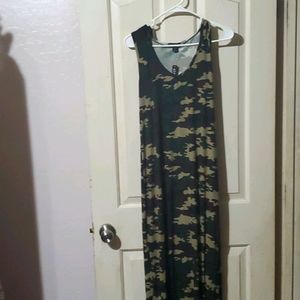 Camouflage hooded Sundress